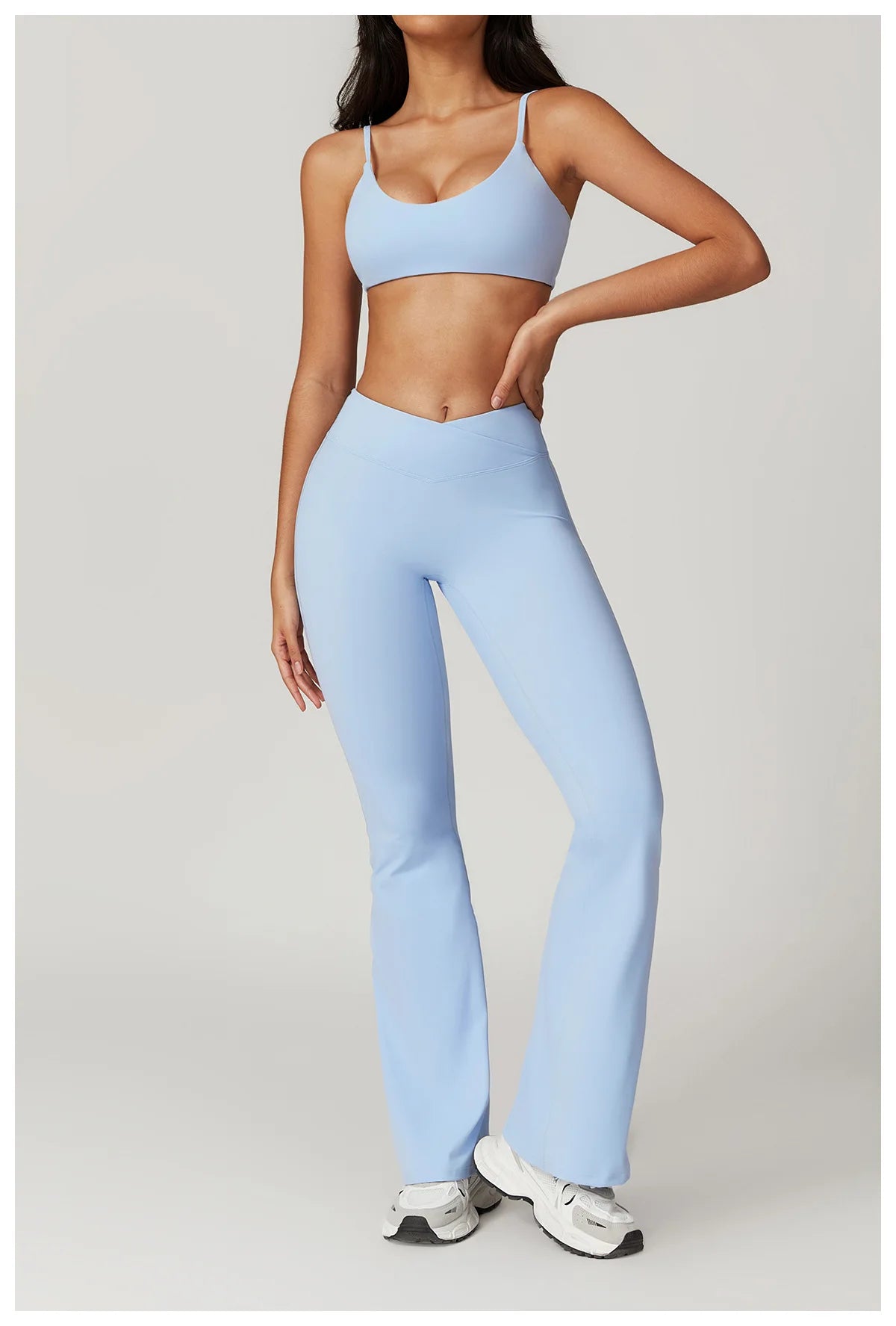 VIVU Flared Leggings Sky Blue