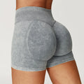 VIVU Sand Wash Yoga Shorts Free Grey