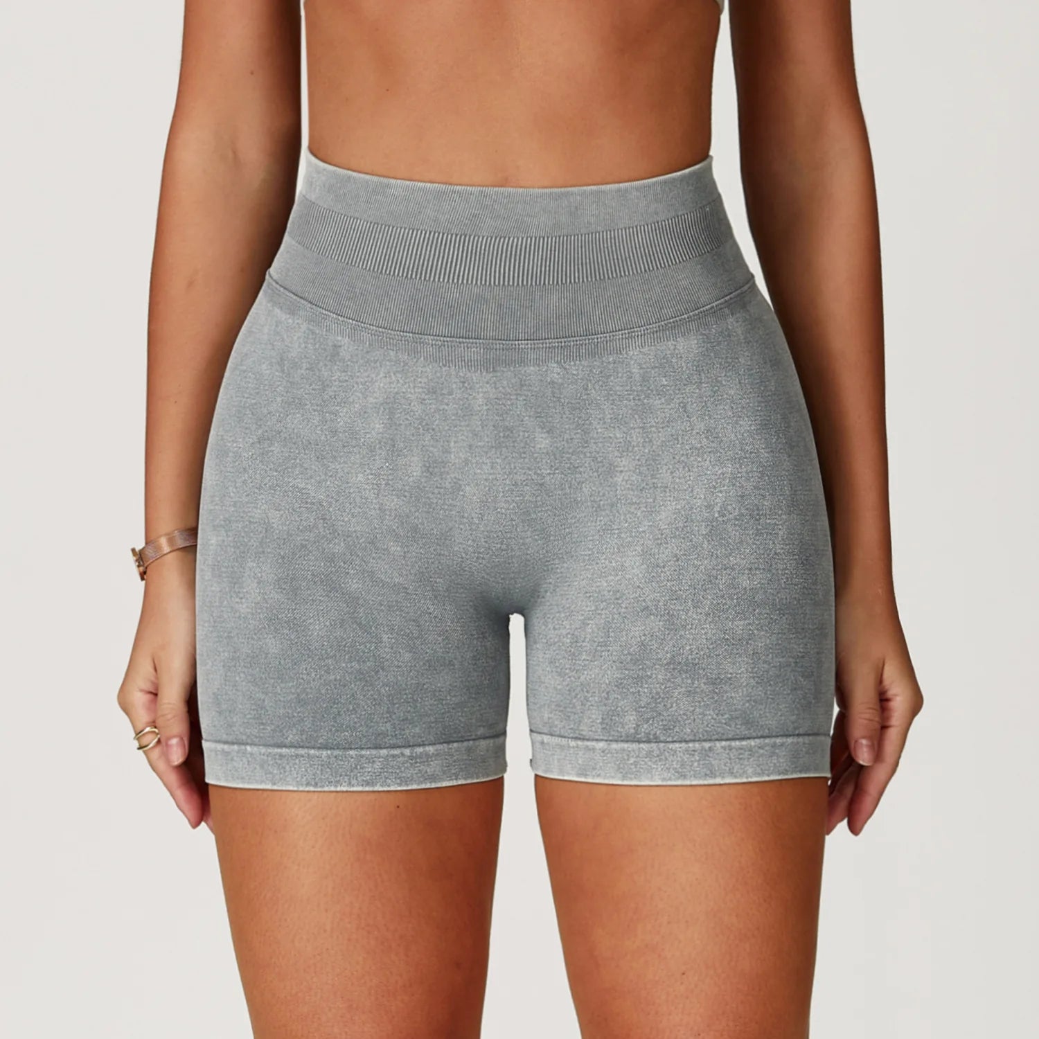 VIVU Scrunch Sand-Wash Yoga Shorts - photo 10