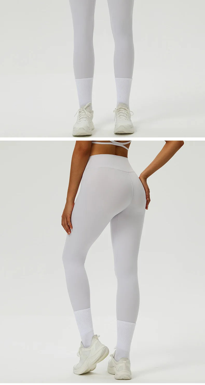 VIVU High Waist Yoga Leggings Frost Gray