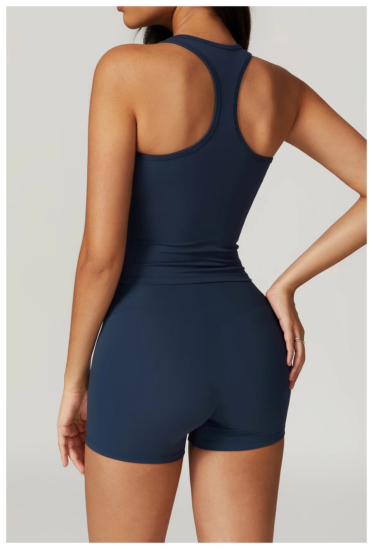 VIVU Seamless Sports Bra Badge Blue