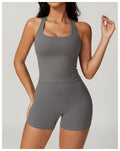 VIVU Seamless Sports Bra Free Grey