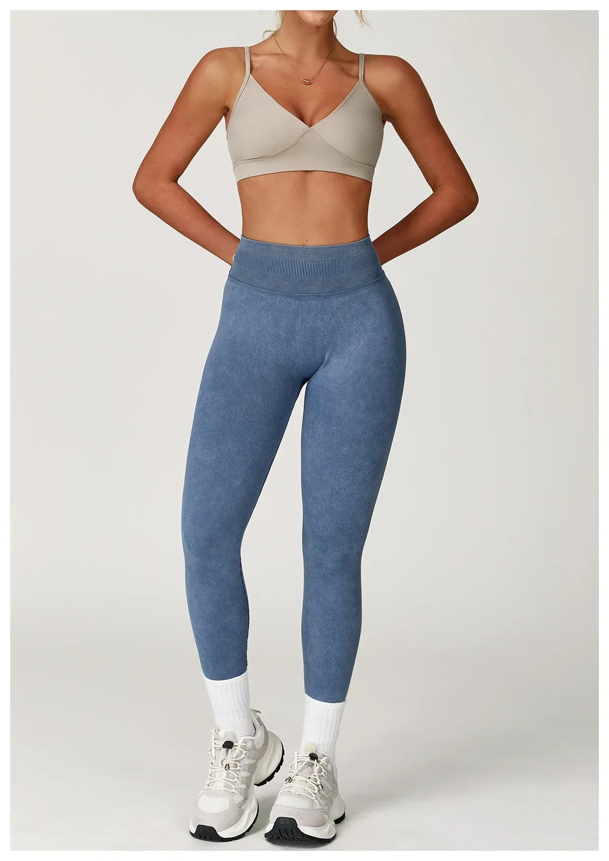 VIVU Seamless High Waist Leggings denim blue