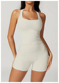 VIVU Seamless Sports Bra Swan White