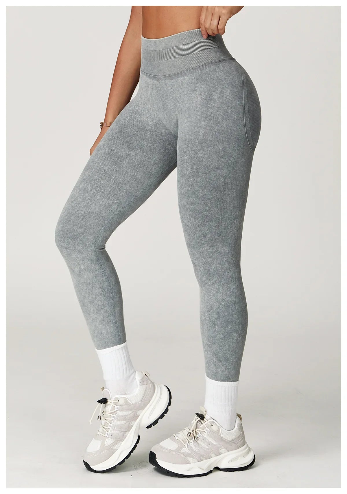 VIVU Seamless High Waist Leggings light grey