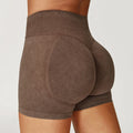VIVU Sand Wash Yoga Shorts Huacha Brown