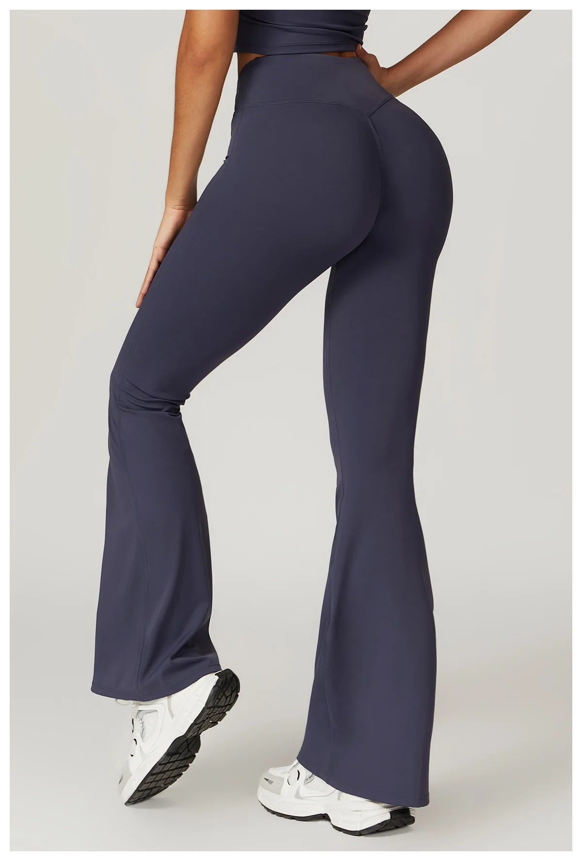 VIVU Flared Leggings Blue gray
