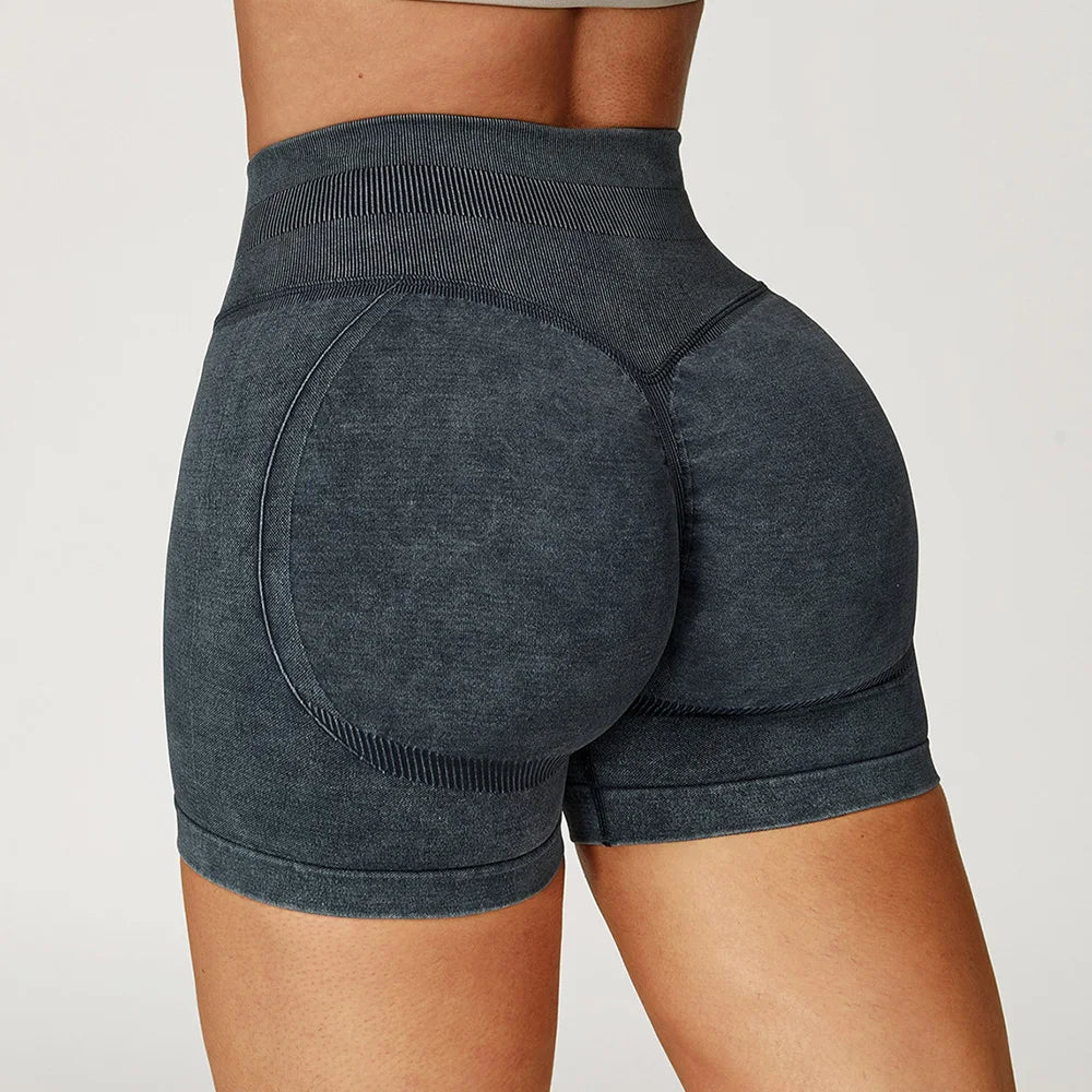 VIVU Scrunch Sand-Wash Yoga Shorts - photo 2