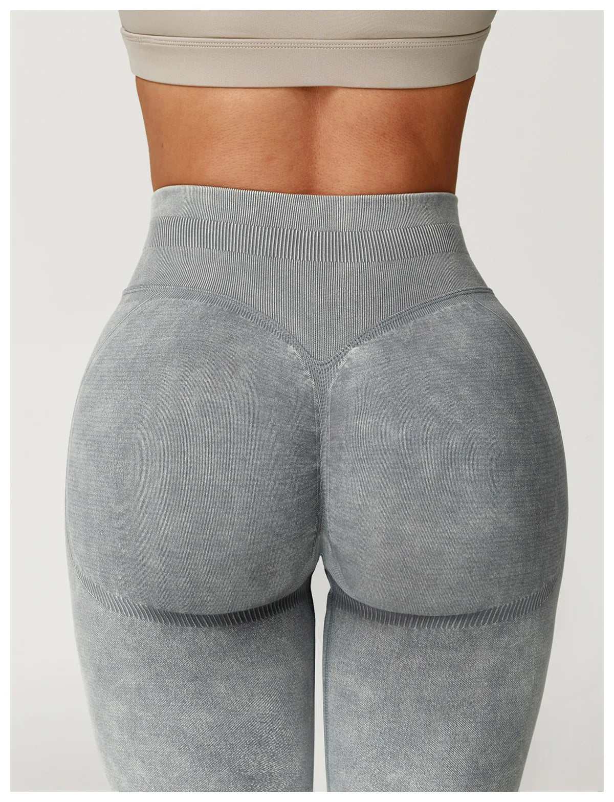 VIVU Seamless High Waist Leggings light grey