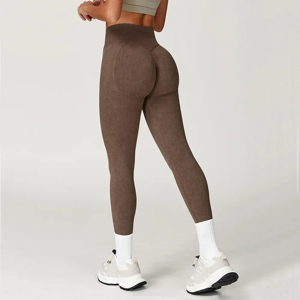 VIVU Seamless High Waist Leggings espresso brown