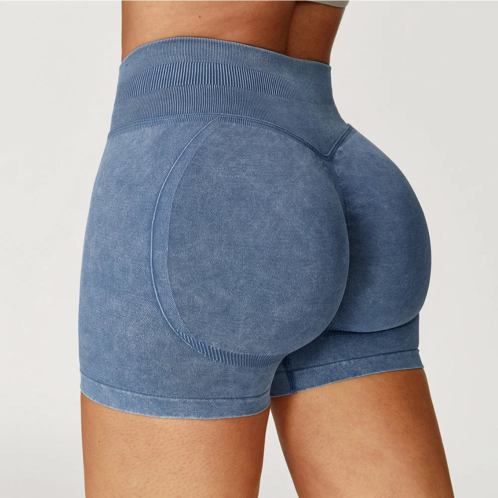 VIVU Scrunch Sand-Wash Yoga Shorts - photo 1