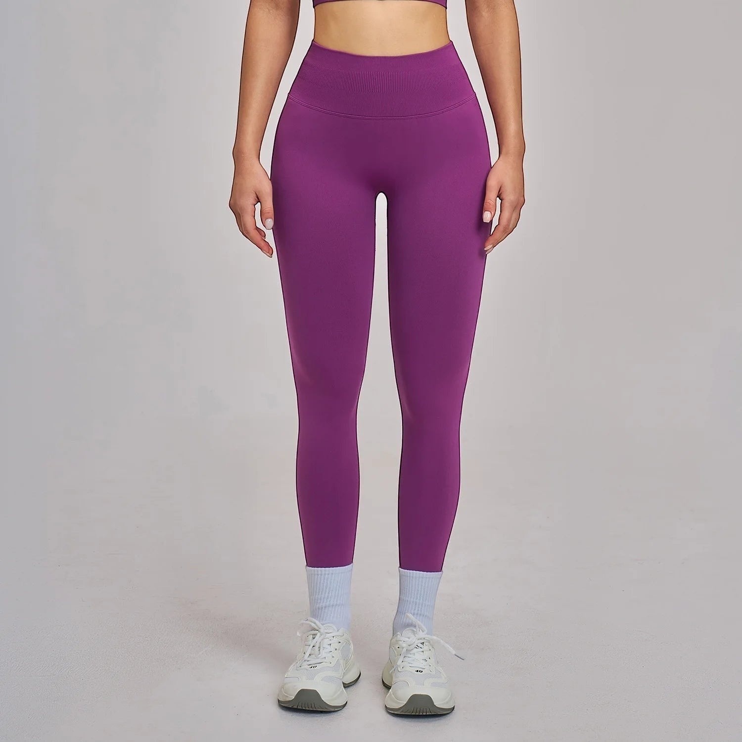 VIVU Seamless Leggings - Deep Berry Purple