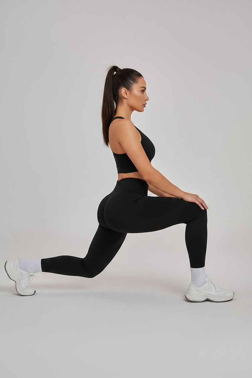 VIVU Scrunch Seamless Leggings Premium Black